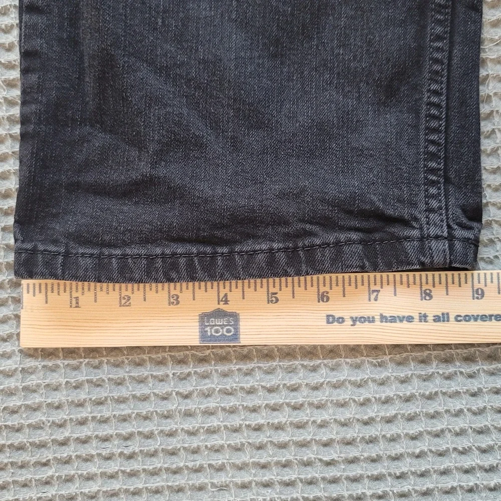 Levi's 569 Loose Straight Jeans Mens 38x30 Black Denim‎ Relaxed Baggy 00569-0125
